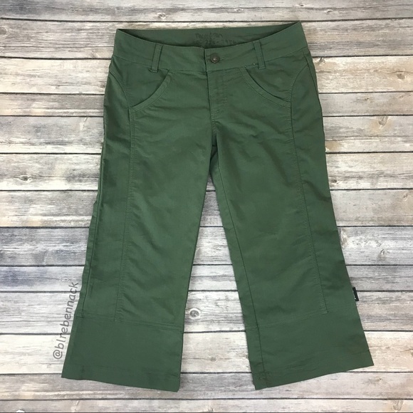 Prana Pants - Prana Lightweight Army Green Capris